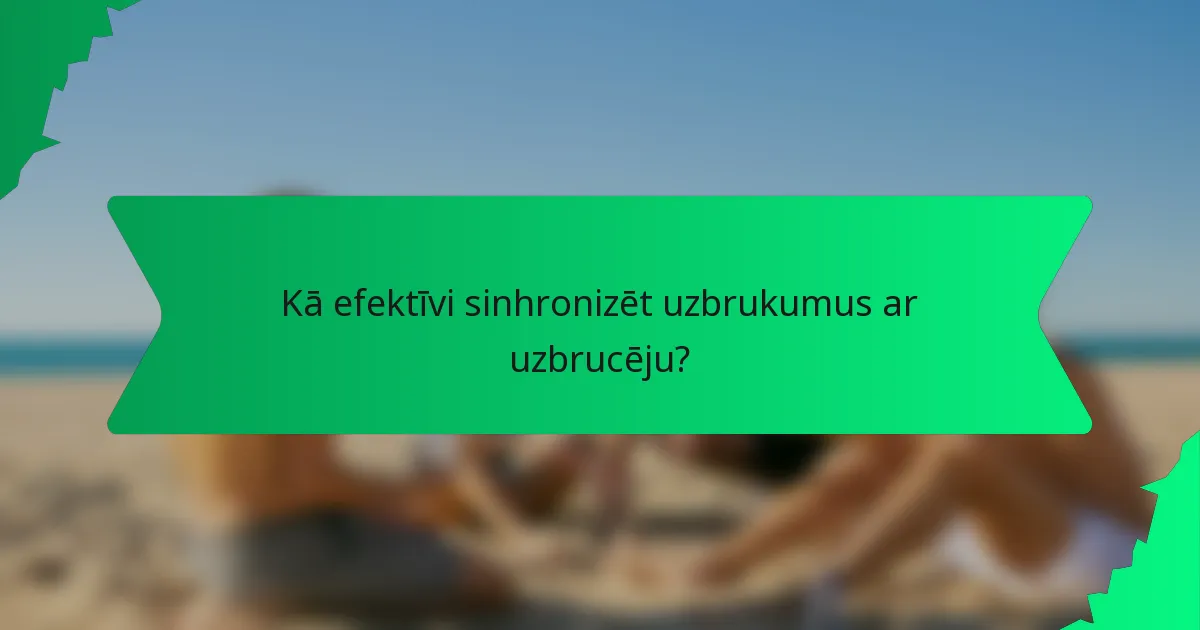 Kā efektīvi sinhronizēt uzbrukumus ar uzbrucēju?